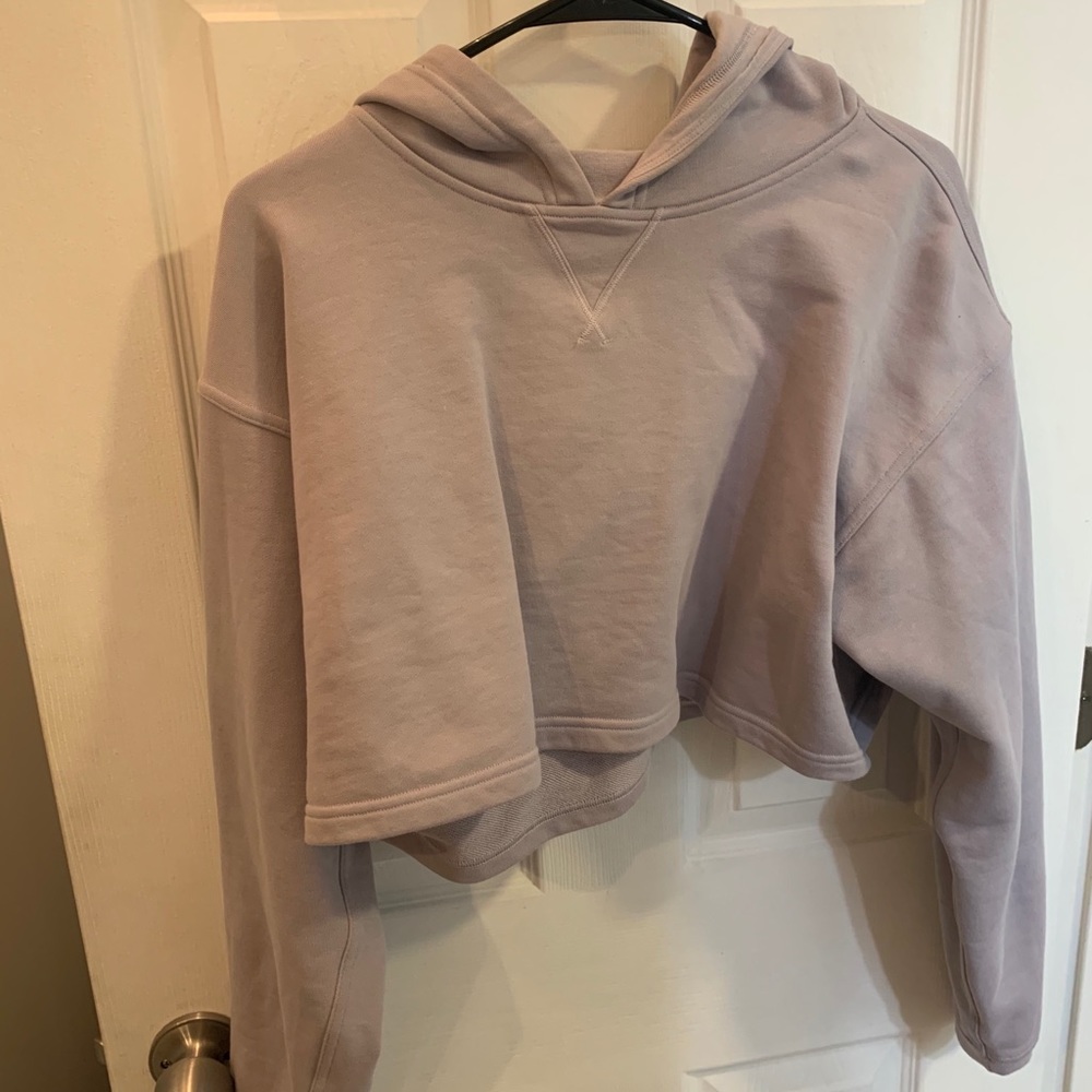 Lululemon cropped scuba hoodie
